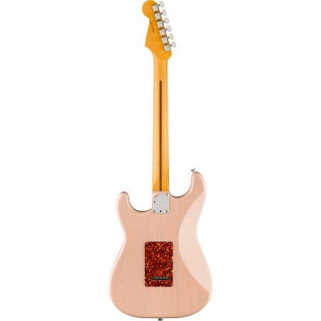 Fender American Professional II Stratocaster Thinline RW Transparent Shell Pink