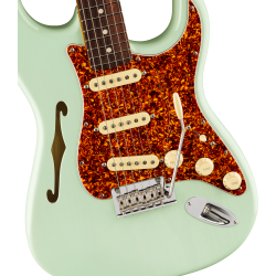 Fender American Professional II Stratocaster Thinline RW Transparent Surf Green