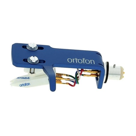 Ortofon OM Scratch White On Blue Headshell