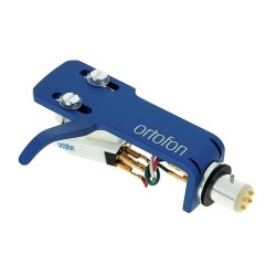Ortofon OM Scratch White On Blue Headshell