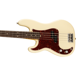Fender American Professional II Precision Bass Left-Hand RW Olympic White