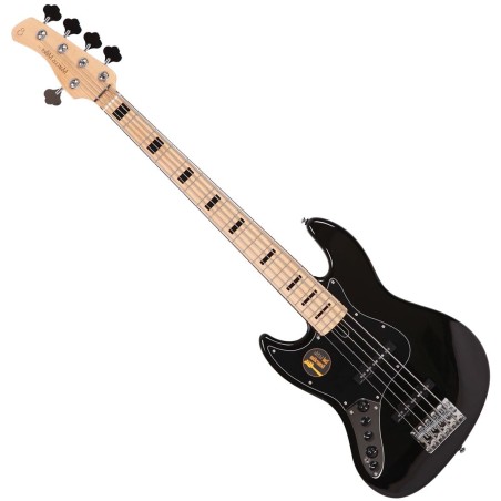 Marcus Miller V7 Vintage Alder 5 BLK Black Left Handed 2nd Gen