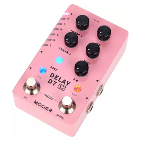 Mooer D7 DELAY X2 Pink