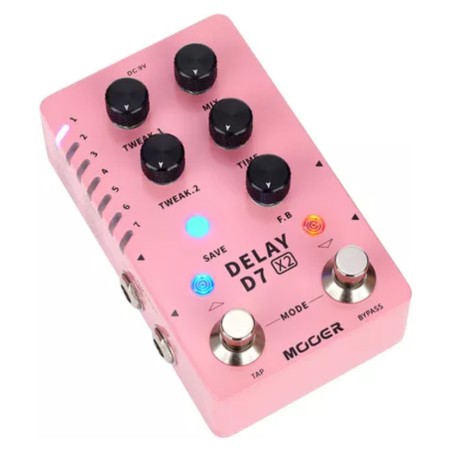 Mooer D7 DELAY X2 Pink