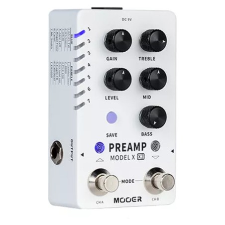 Mooer PREAMP X2 White