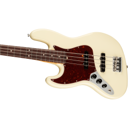 Fender American Professional II Jazz Bass Left-Hand RW Olympic White