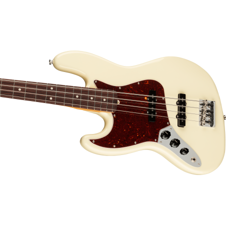 Fender American Professional II Jazz Bass Left-Hand RW Olympic White