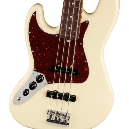 Fender American Professional II Jazz Bass Left-Hand RW Olympic White