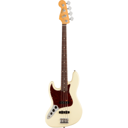 Fender American Professional II Jazz Bass Left-Hand RW Olympic White