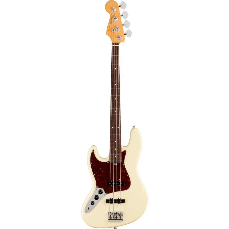 Fender American Professional II Jazz Bass Left-Hand RW Olympic White