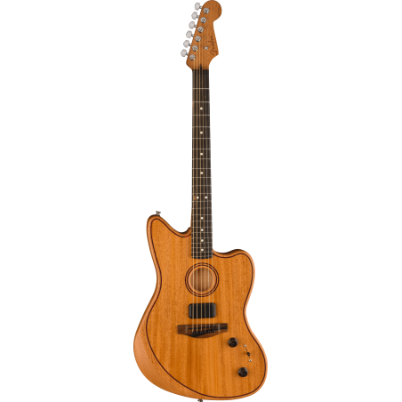 Fender American Acoustasonic Jazzmaster All-Mahogany EB Natural