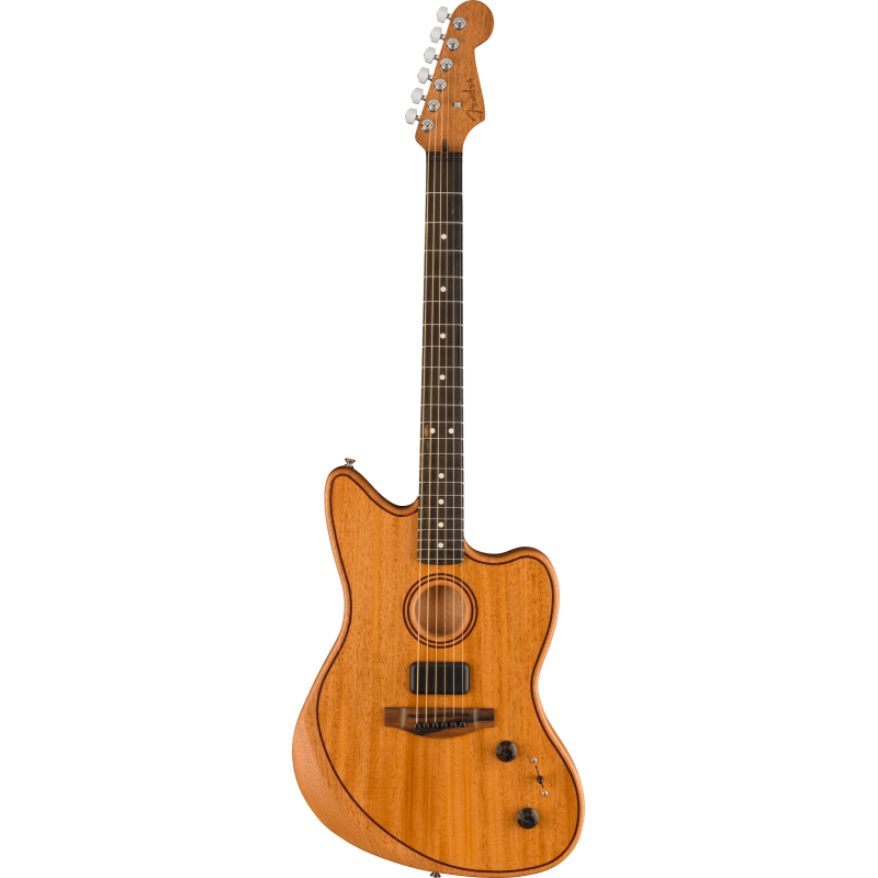 Fender American Acoustasonic Jazzmaster All-Mahogany EB Natural