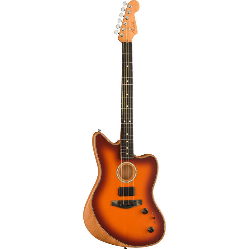 Fender American Acoustasonic Jazzmaster EB Tobacco Sunburst