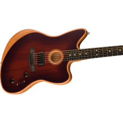 Fender American Acoustasonic Jazzmaster All-Mahogany EB Bourbon Burst