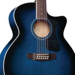 Guild F-2512CE Deluxe Maple 12-String Dark Blue Burst