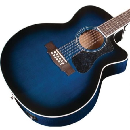 Guild F-2512CE Deluxe Maple 12-String Dark Blue Burst