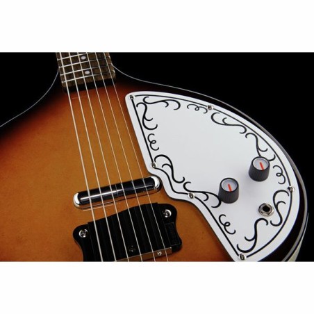 Danelectro Baby Sitar Brown Burst