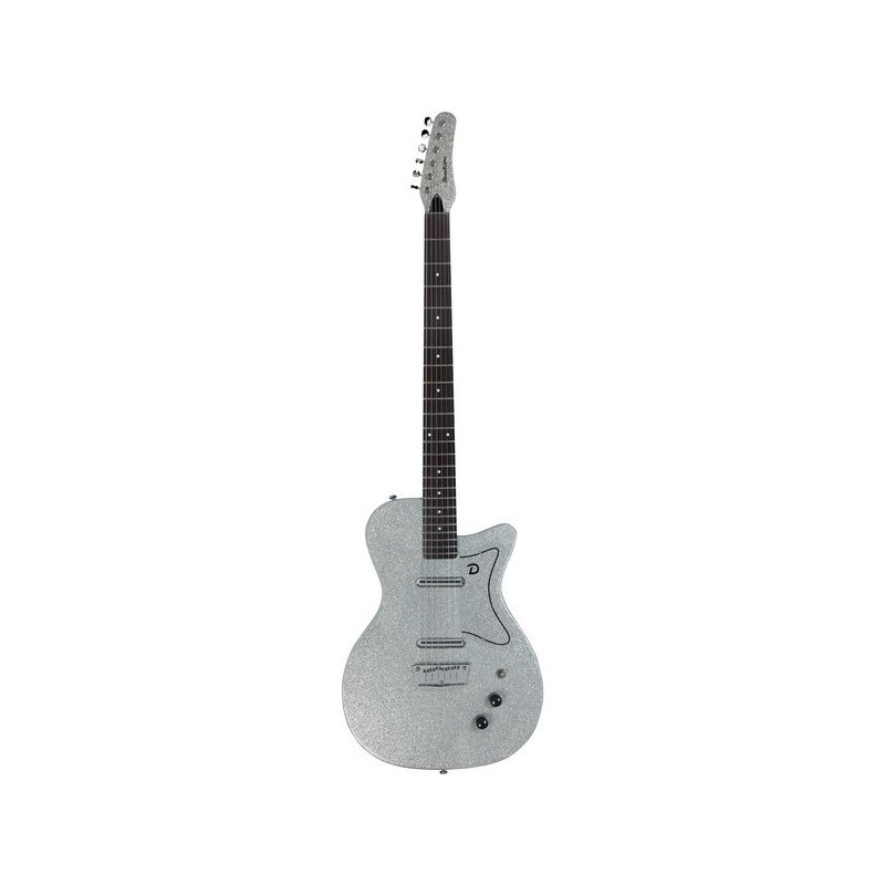Danelectro 56 Baritone Silver Metal Flake