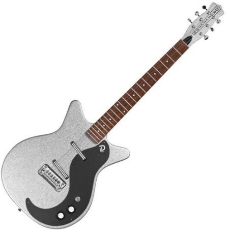 Danelectro 59M Nos+ Silver Metal Flake