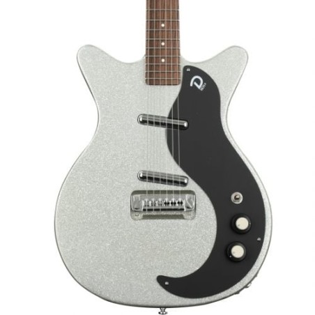 Danelectro 59M Nos+ Silver Metal Flake