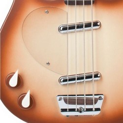 Danelectro 58 Longhorn Bass Lefty-Copper Burst