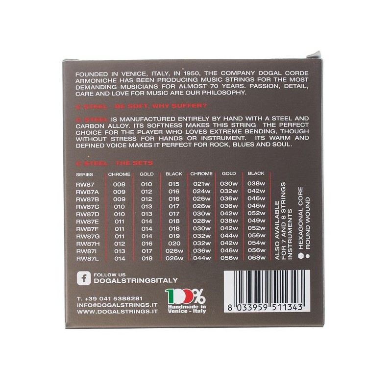 Dogal RW87A 009/042 Carbonsteel