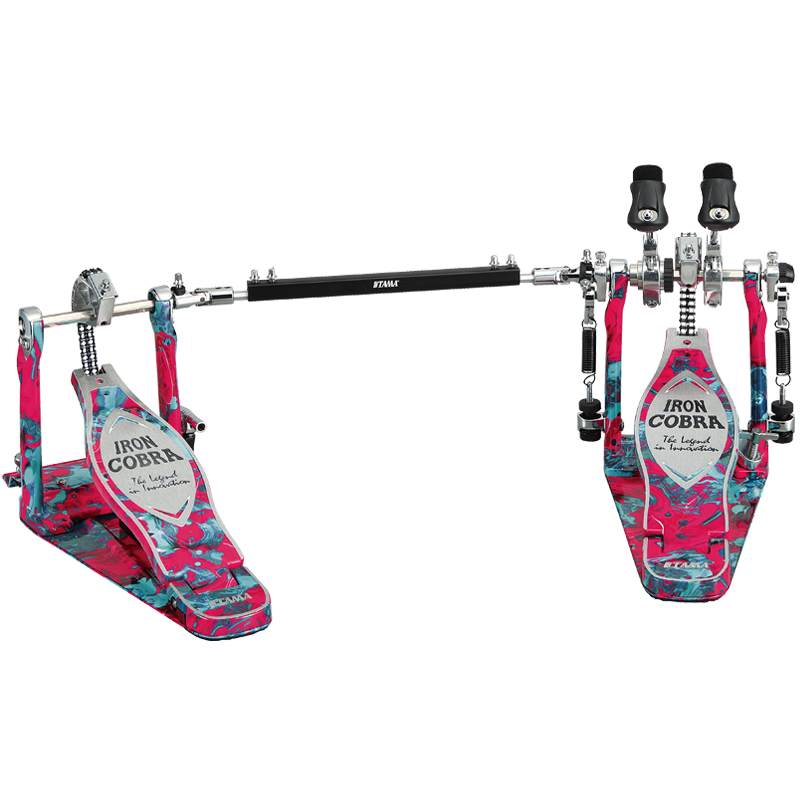 TAMA HP900RWMCS Rolling Glide Twin Pedal Coral Swirl