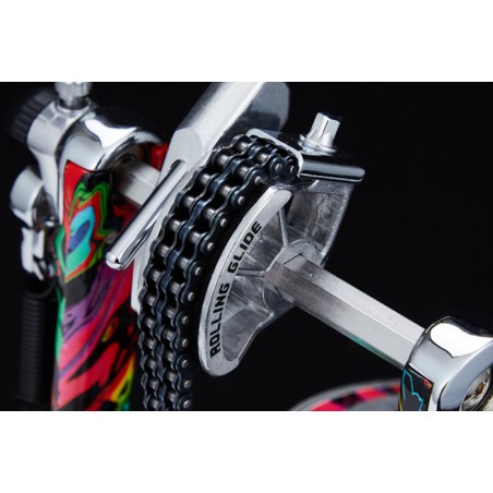 TAMA HP900RWMCS Rolling Glide Twin Pedal Coral Swirl
