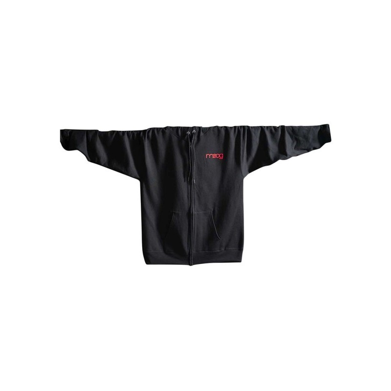 Moog Music Synthesize Love Zip Hoodie Medium