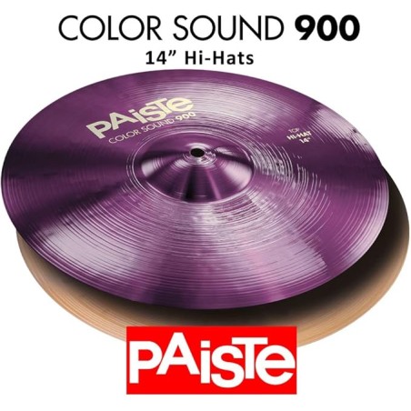 Paiste 900 Color Sound 14" Hi-Hat Purple