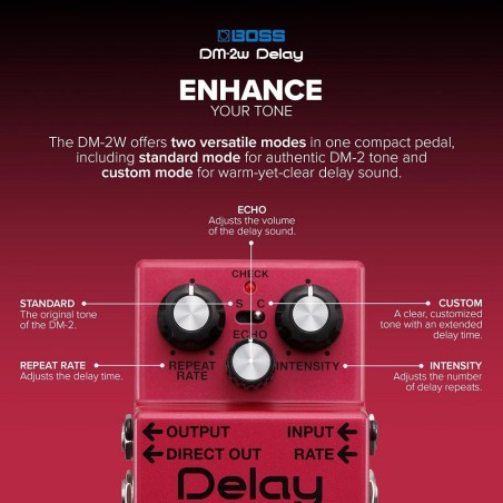 BOSS DM-2W Delay Waza Craft