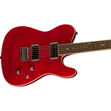 Fender Special Edition Custom Telecaster FMT HH LRL Crimson Red Transparent