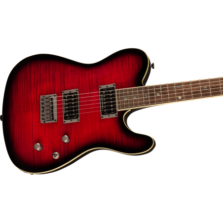 Fender Special Edition Custom Telecaster FMT HH LRL Black Cherry Burst