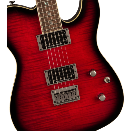 Fender Special Edition Custom Telecaster FMT HH LRL Black Cherry Burst