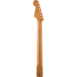 Fender Satin Roasted Maple Stratocaster Neck 12" Maple Flat Oval Shape