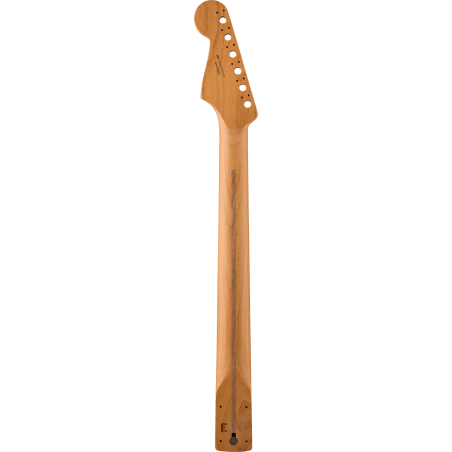 Fender Satin Roasted Maple Stratocaster Neck 12" Maple Flat Oval Shape