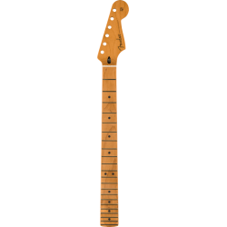 Fender Satin Roasted Maple Stratocaster Neck 12" Maple Flat Oval Shape