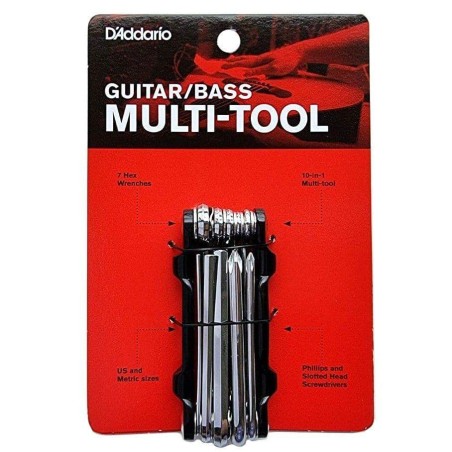 D'Addario Guitar Bass Multi-Tool PW-GBMT-01