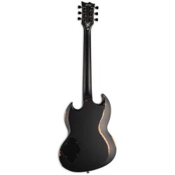 LTD Volsung Distressed Black Satin