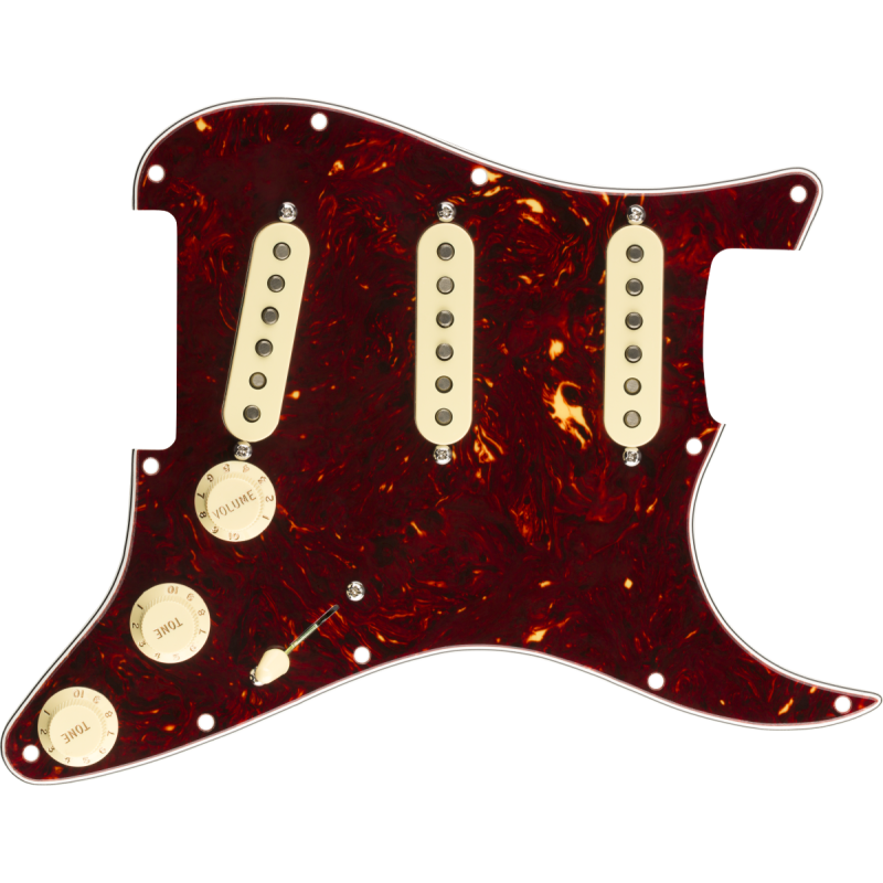 Fender Pre-Wired Strat Pickguard Original '57/'62 SSS Tortoise Shell
