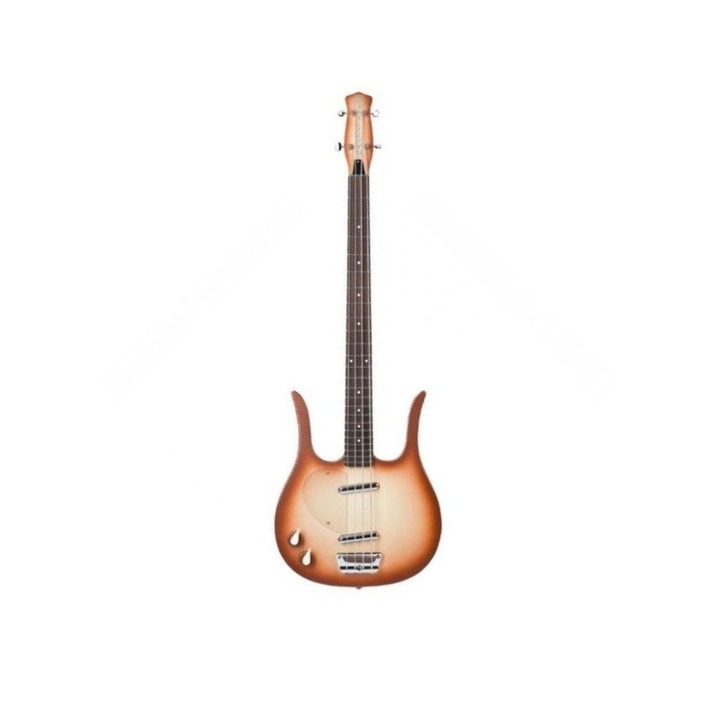 Danelectro 58 Longhorn Bass Lefty-Copper Burst