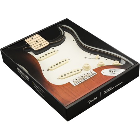 Fender Pre-Wired Strat Pickguard Custom Shop Texas Special SSS Parchment