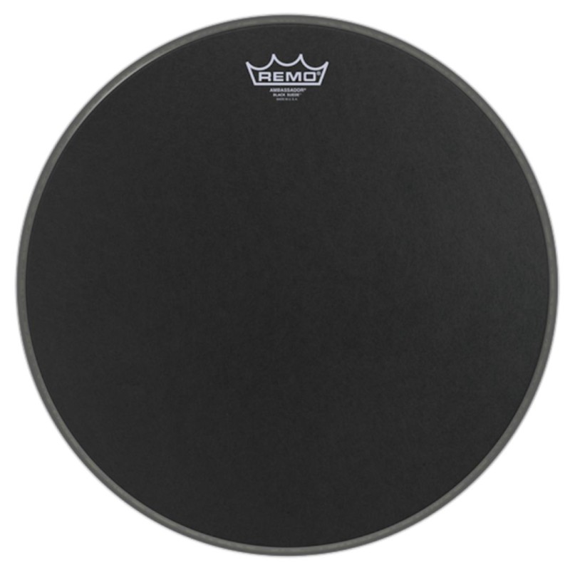 REMO Ambassador Black Suede 15" BA-0815-ES