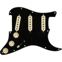 Fender Pre-Wired Strat Pickguard Custom Shop Custom '69 SSS Black
