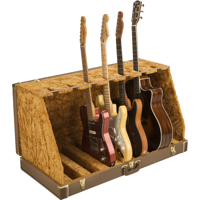 Fender Classic Series Case Stand 7 Guitar Brown