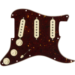 Fender Pre-Wired Strat Pickguard Vintage Noiseless SSS Tortoise Shell