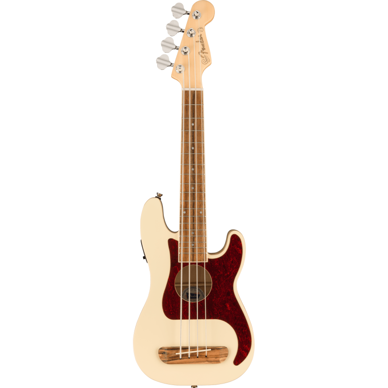 Fender Fullerton Precision Bass Uke WN Olympic White