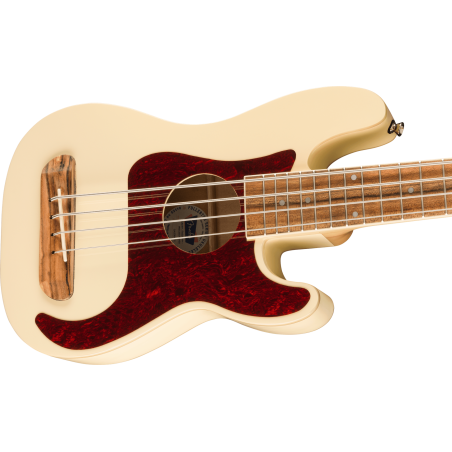 Fender Fullerton Precision Bass Uke WN Olympic White
