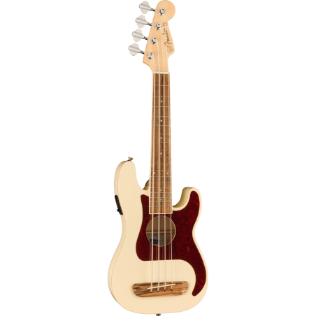 Fender Fullerton Precision Bass Uke WN Olympic White
