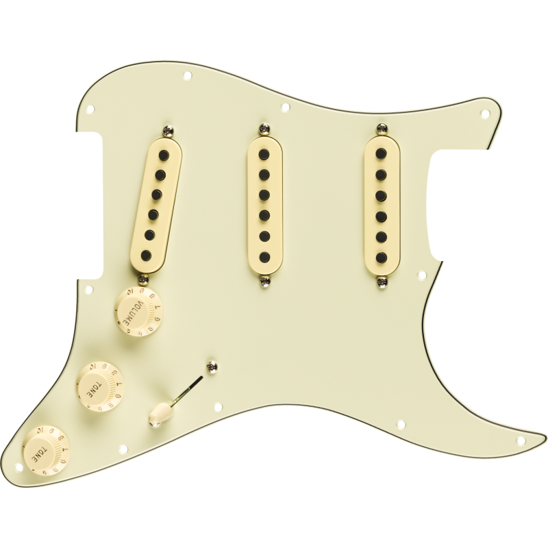 Fender Pre-Wired Strat Pickguard Eric Johnson Signature Mint Green